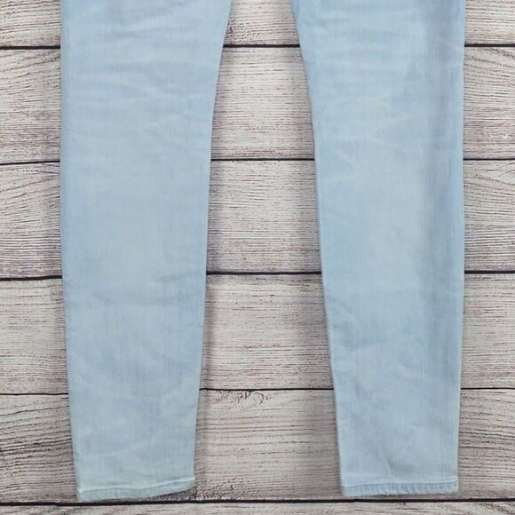 Citizens of Humanity Rocket High Rise Skinny Lightwash Distressed Denim Jeans - Picture 8 of 9